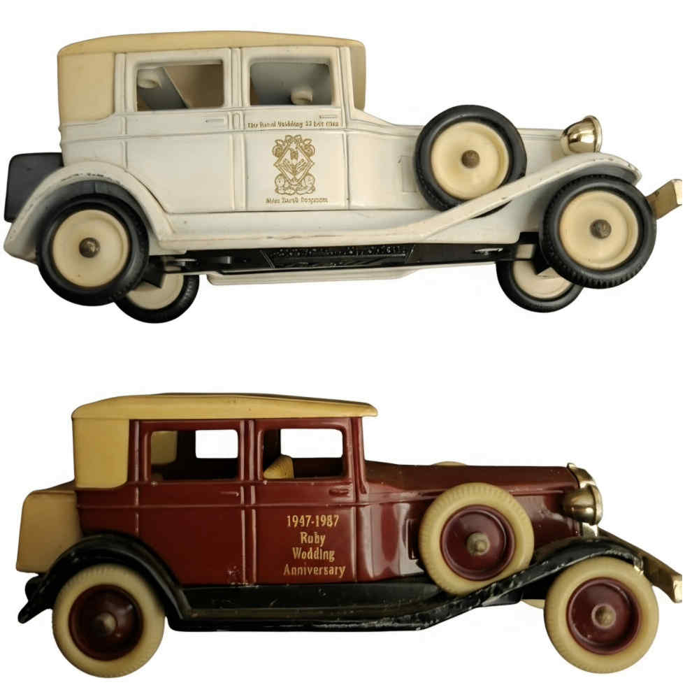 Vintage Car Models Lledo, Days Royal Wedding and Ruby Anniversary Wedding Limousines